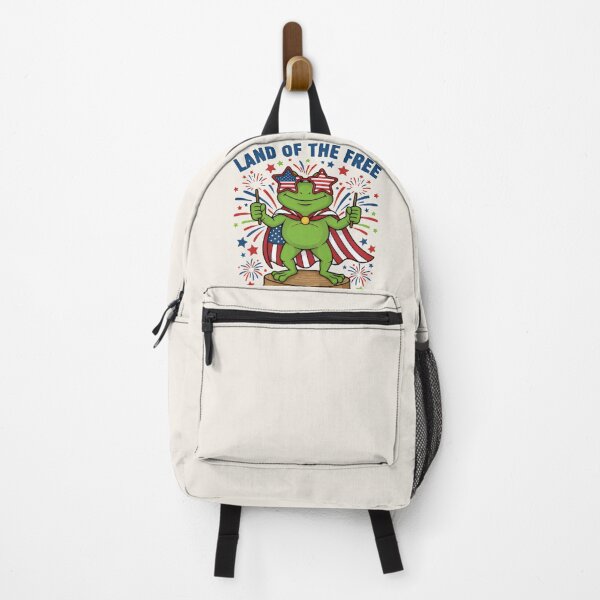 Item preview, Freedom Frog Shirt – Land Of The Free Home Of The Frog Funny Patriotic T-Shirt designed and sold by ZyxDes.