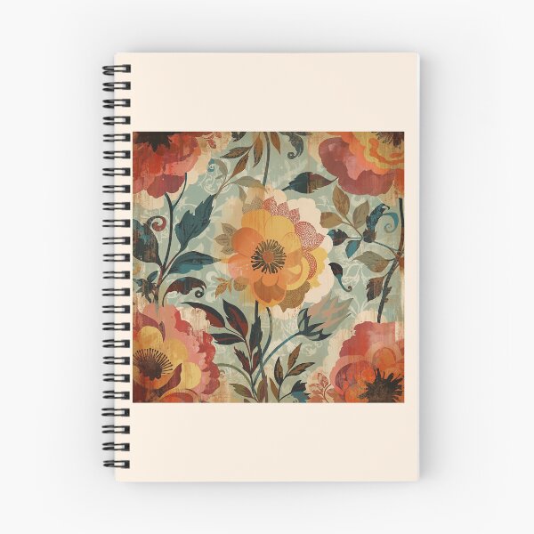 Item preview, Bold Vintage Floral Pattern designed and sold by Nene Bird Designs.