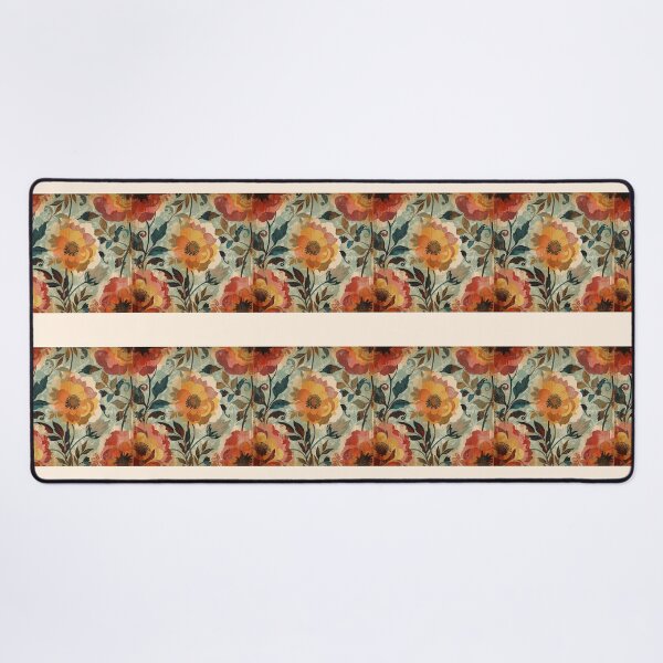 Item preview, Bold Vintage Floral Pattern designed and sold by Nene Bird Designs.