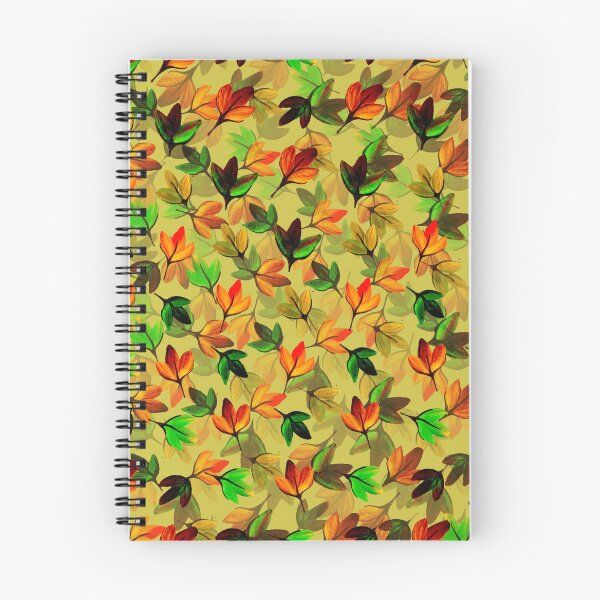 Item preview, Autumn Leaves on Mustard designed and sold by Zenclover.