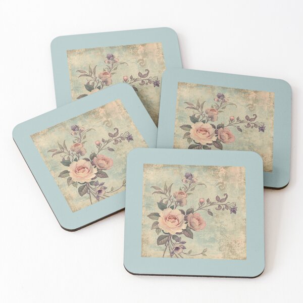 Item preview, Soft Vintage Floral Pattern designed and sold by Nene Bird Designs.