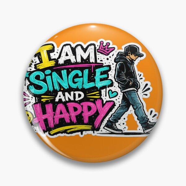 Item preview, I Am Single And Happy designed and sold by DesignPrePress.