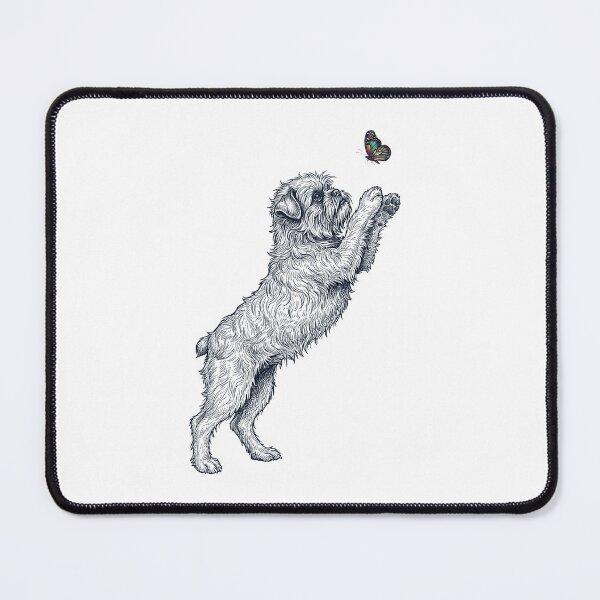 Item preview, Vintage Affenpinscher with Butterfly Dog Mom Owner designed and sold by TerryConnells.