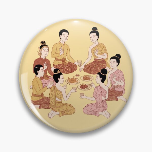 Item preview, Traditional Thai Art Dinner Party with Fried Chicken and Steak designed and sold by SIAM MERMAID.