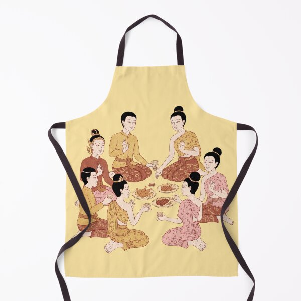 Item preview, Traditional Thai Art Dinner Party with Fried Chicken and Steak designed and sold by SIAM MERMAID.