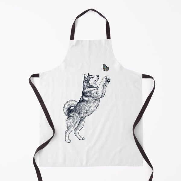 Item preview, Vintage Alaskan Malamute with Butterfly Dog Mom Owner designed and sold by TerryConnells.