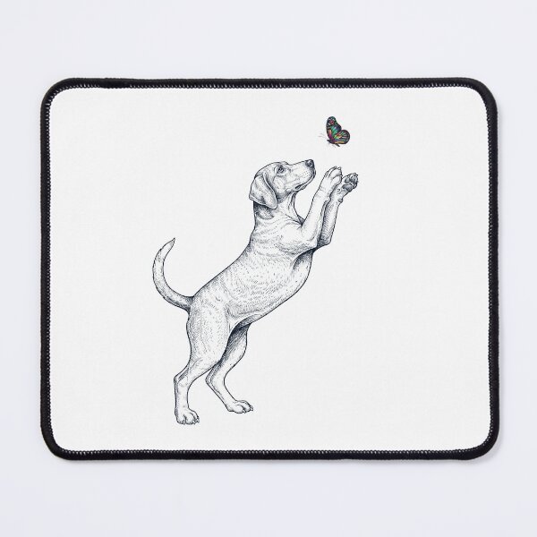 Item preview, Vintage American Foxhound with Butterfly Dog Mom Owner designed and sold by TerryConnells.