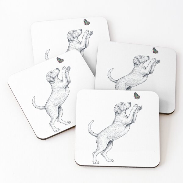 Item preview, Vintage American Foxhound with Butterfly Dog Mom Owner designed and sold by TerryConnells.
