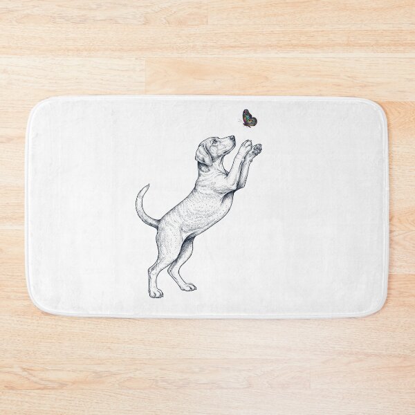 Item preview, Vintage American Foxhound with Butterfly Dog Mom Owner designed and sold by TerryConnells.