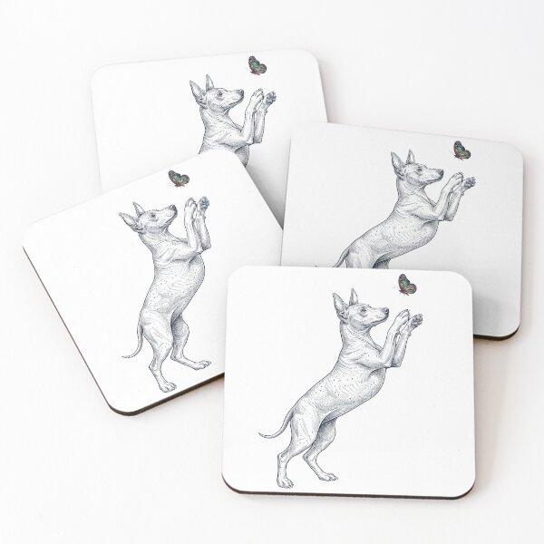Item preview, Vintage American Hairless Terrier with Butterfly Dog Mom Owner designed and sold by TerryConnells.