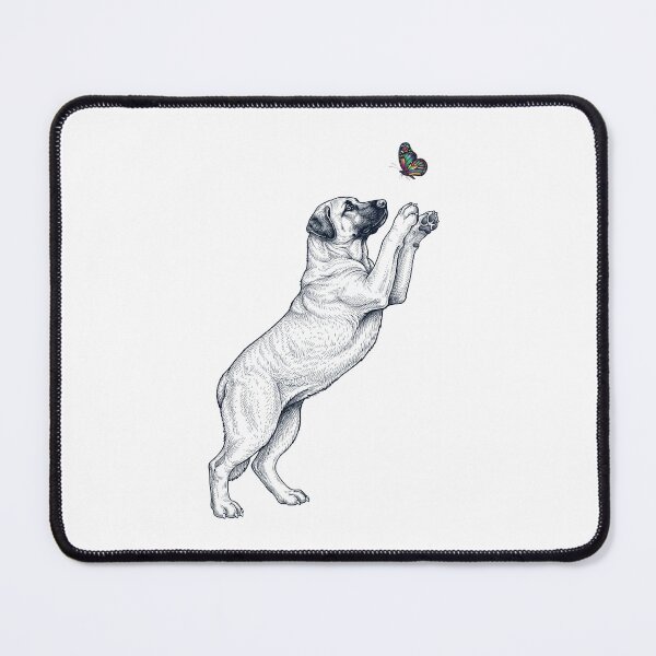 Item preview, Vintage Anatolian Shepherd Dog with Butterfly Dog Mom Owner designed and sold by TerryConnells.