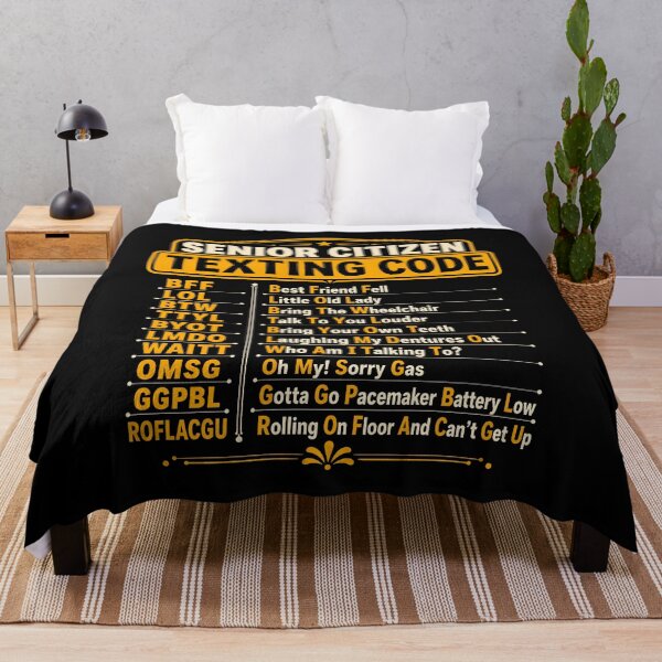 Item preview, Funny Senior Citizen Texting Code Design designed and sold by KarimSoCute.