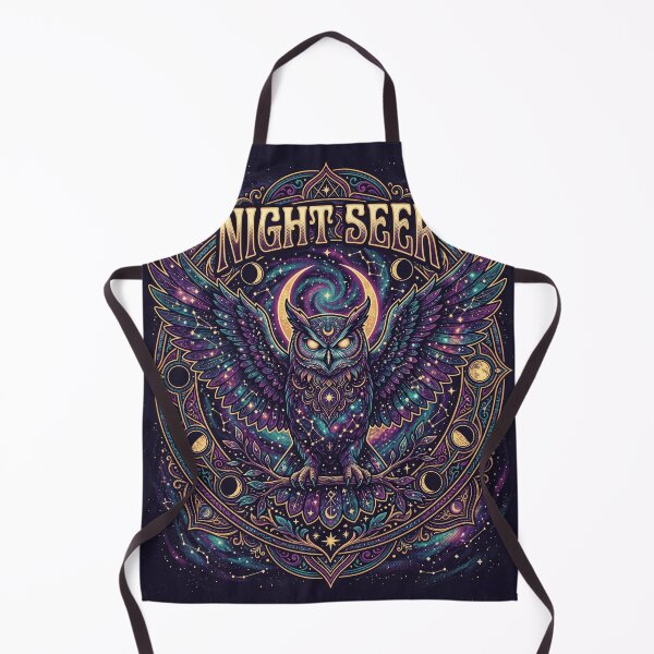 Item preview, Night Seer Celestial Owl — Mystical Galaxy Moon Phase Art designed and sold by AvalonMoss.