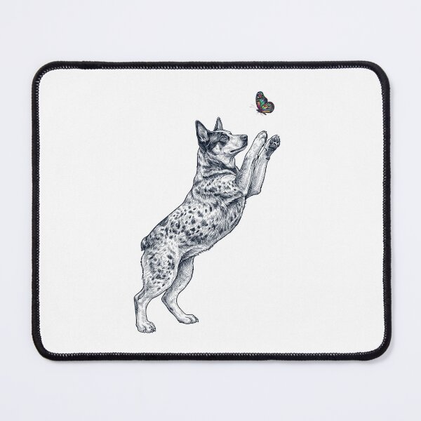 Item preview, Vintage Australian Cattle Dog with Butterfly Dog Mom Owner designed and sold by TerryConnells.