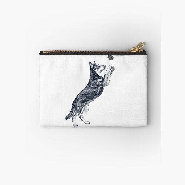 Item preview, Vintage Australian Kelpie with Butterfly Dog Mom Owner designed and sold by TerryConnells.