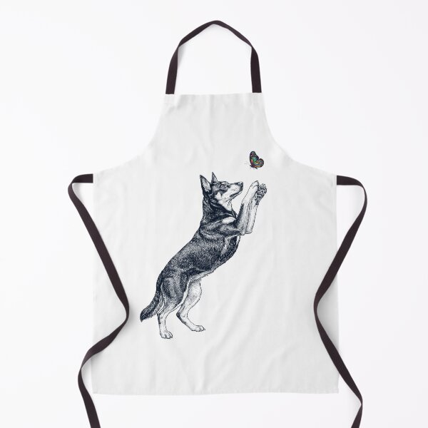 Item preview, Vintage Australian Kelpie with Butterfly Dog Mom Owner designed and sold by TerryConnells.