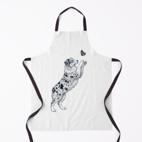 Item preview, Vintage Australian Shepherd with Butterfly Dog Mom Owner designed and sold by TerryConnells.