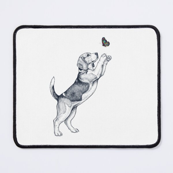 Item preview, Vintage Beagle with Butterfly Dog Mom Owner designed and sold by TerryConnells.