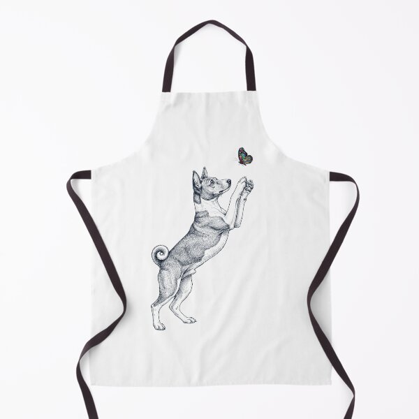 Aperçu de l'œuvre Basenji vintage avec maman chienne papillon créée et vendue par TerryConnells.