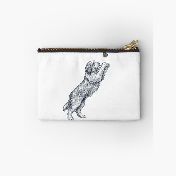 Item preview, Vintage Bearded Collie with Butterfly Dog Mom Owner designed and sold by TerryConnells.