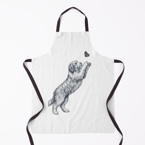 Item preview, Vintage Bearded Collie with Butterfly Dog Mom Owner designed and sold by TerryConnells.