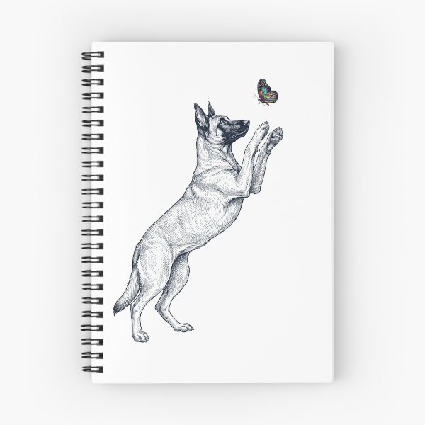 Item preview, Vintage Belgian Malinois with Butterfly Dog Mom Owner designed and sold by TerryConnells.