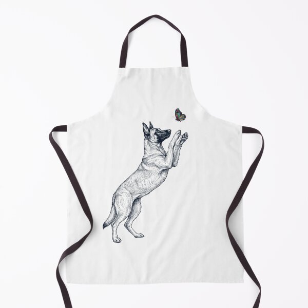 Item preview, Vintage Belgian Malinois with Butterfly Dog Mom Owner designed and sold by TerryConnells.