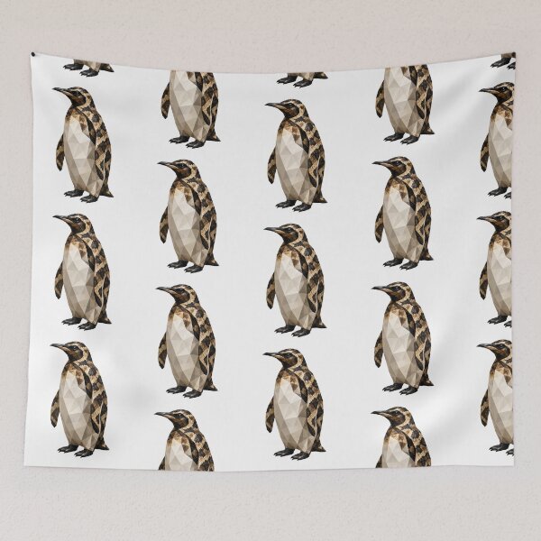 Item preview, Snake Skin Penguin – Geometric Desert Guardian designed and sold by filou designs.