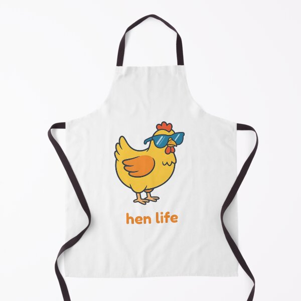 Item preview, Funny Chicken Hen Life With Sunglasses Cartoon Illustration designed and sold by Smoking_Animals .