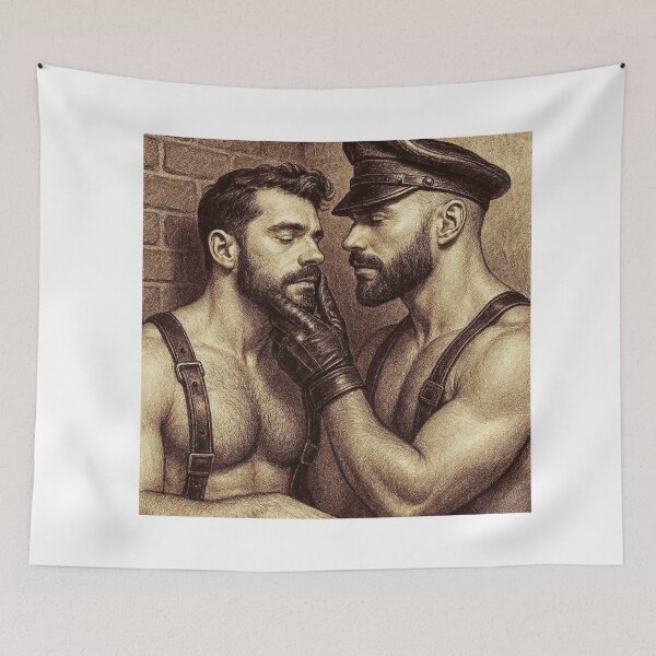 Item preview, You're Mine - Leather Daddy Berlin Gay Leder Pride Graphic Design designed and sold by ItsAKinkThing.