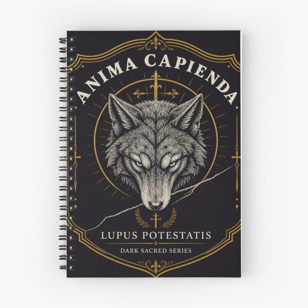 Item preview, Anima Capienda Wolf Cathedral Dark Gothic Metal designed and sold by GeoWhimsy Studio.