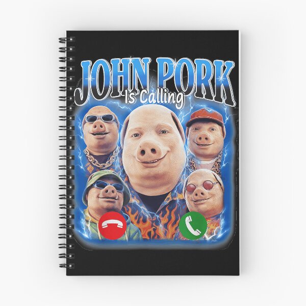 Item preview, John Pork Is Calling Meme Internet Humor Gen Z designed and sold by SeraXYZ.