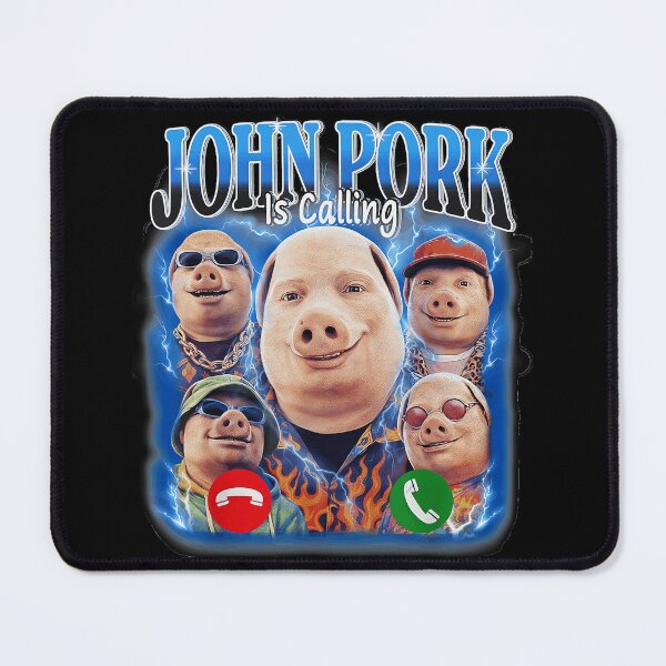 Item preview, John Pork Is Calling Meme Internet Humor Gen Z designed and sold by SeraXYZ.