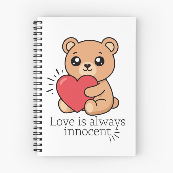 Item preview, Love Is Always Innocent - Cute Teddy Bear with Heart designed and sold by infinitearte.