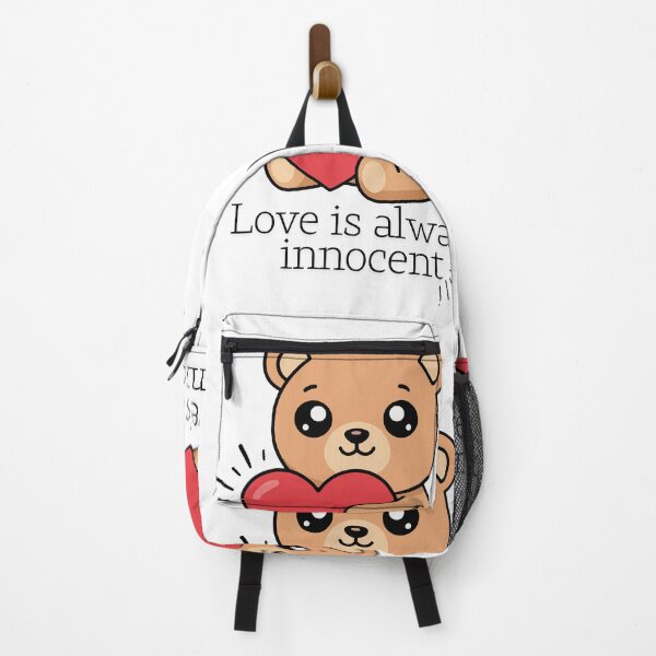 Item preview, Love Is Always Innocent - Cute Teddy Bear with Heart designed and sold by infinitearte.