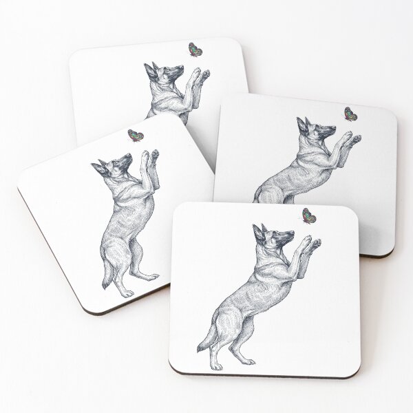 Item preview, Vintage Belgian Shepherd with Butterfly Dog Mom Owner designed and sold by TerryConnells.