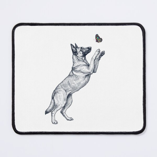 Item preview, Vintage Belgian Shepherd with Butterfly Dog Mom Owner designed and sold by TerryConnells.