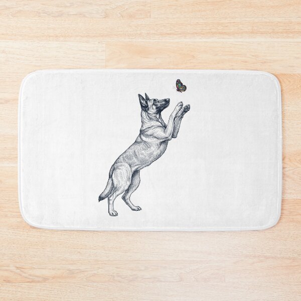 Item preview, Vintage Belgian Shepherd with Butterfly Dog Mom Owner designed and sold by TerryConnells.