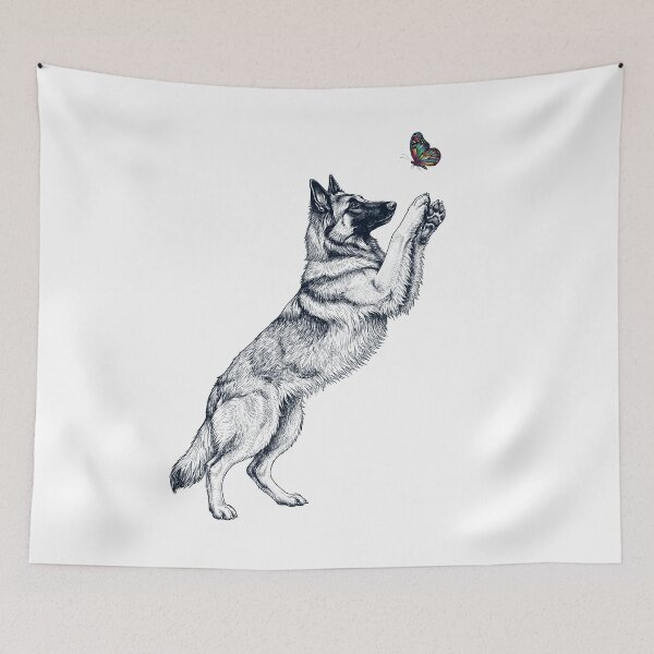Item preview, Vintage Belgian Tervuren with Butterfly Dog Mom Owner designed and sold by TerryConnells.