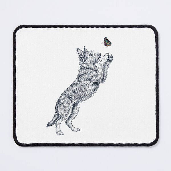 Item preview, Vintage Berger Picard with Butterfly Dog Mom Owner designed and sold by TerryConnells.