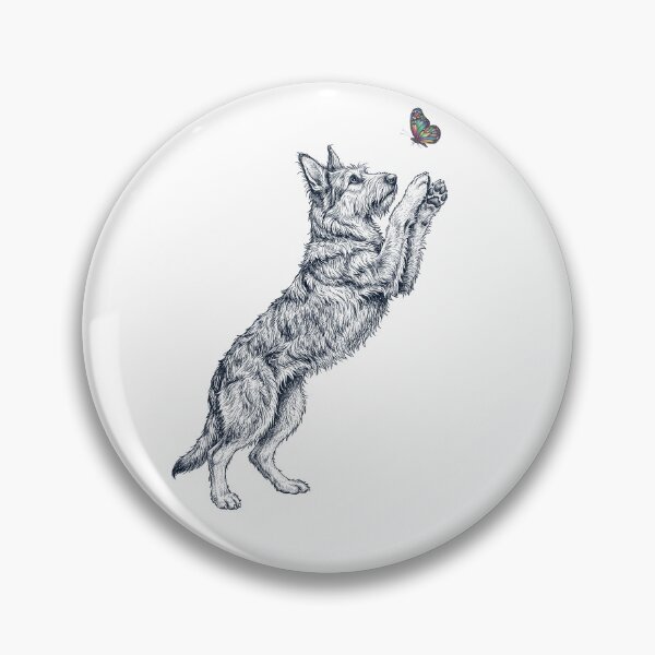 Item preview, Vintage Berger Picard with Butterfly Dog Mom Owner designed and sold by TerryConnells.