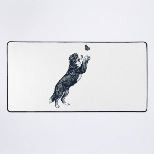 Item preview, Vintage Bernese Mountain Dog with Butterfly Dog Mom Owner designed and sold by TerryConnells.