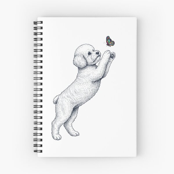 Item preview, Vintage Bichon Frise with Butterfly Dog Mom Owner designed and sold by TerryConnells.