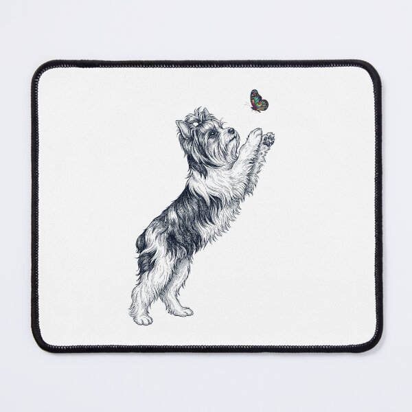 Item preview, Vintage Biewer Terrier with Butterfly Dog Mom Owner designed and sold by TerryConnells.