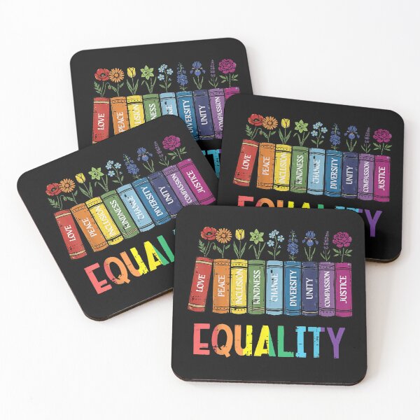Item preview, Rainbow Books Equality LGBTQ Pride Floral Library Design designed and sold by Lilbahlil.