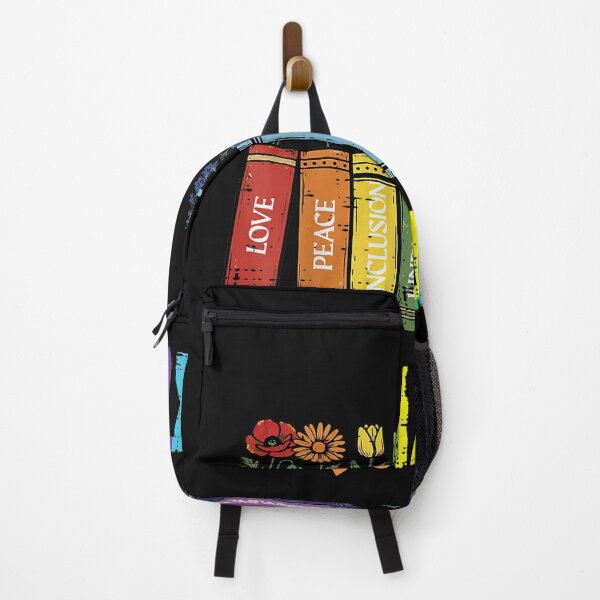 Item preview, Rainbow Books Equality LGBTQ Pride Floral Library Design designed and sold by Lilbahlil.