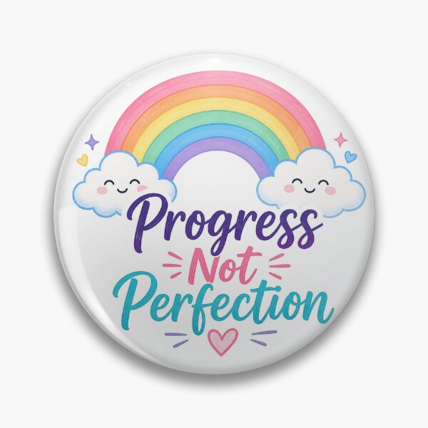 Item preview, Progress Not Perfection Rainbow designed and sold by PriyankaSonara.