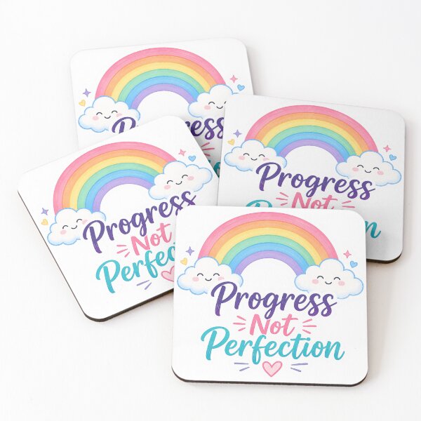 Item preview, Progress Not Perfection Rainbow designed and sold by PriyankaSonara.