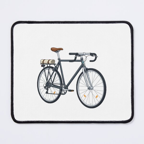 Item preview, Vintage Bicycle Illustration Minimalist Adventure Bike Art designed and sold by Smoking_Animals .