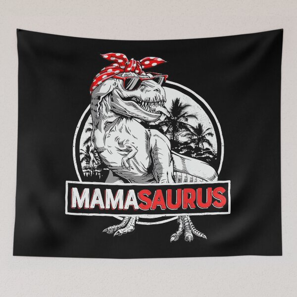 Item preview, Mamasaurus Funny Dinosaur Mom Mother Parenthood designed and sold by SeraXYZ.